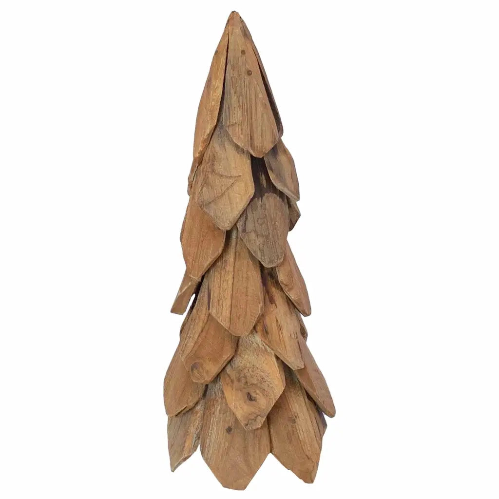 Albero di Natale Marrone 51 cm Legno massello di teak 42017937