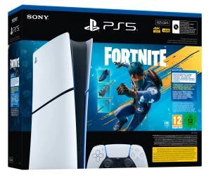 Sony console ps5 slim digital e    chassis + fornite flowering c - 0711719021735