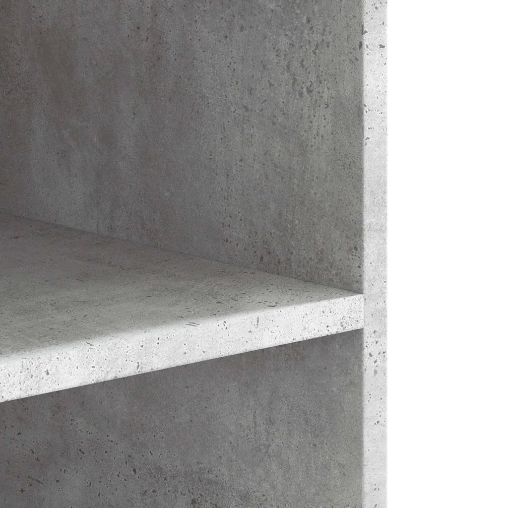 Armadietto a Muro Grigio Cemento 75x35x60 cm in Truciolato 848419