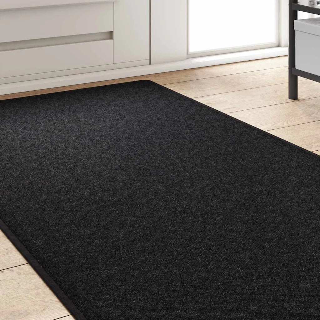Runner in Moquette Antracite 80 x 500 cm 100% Polipropilene