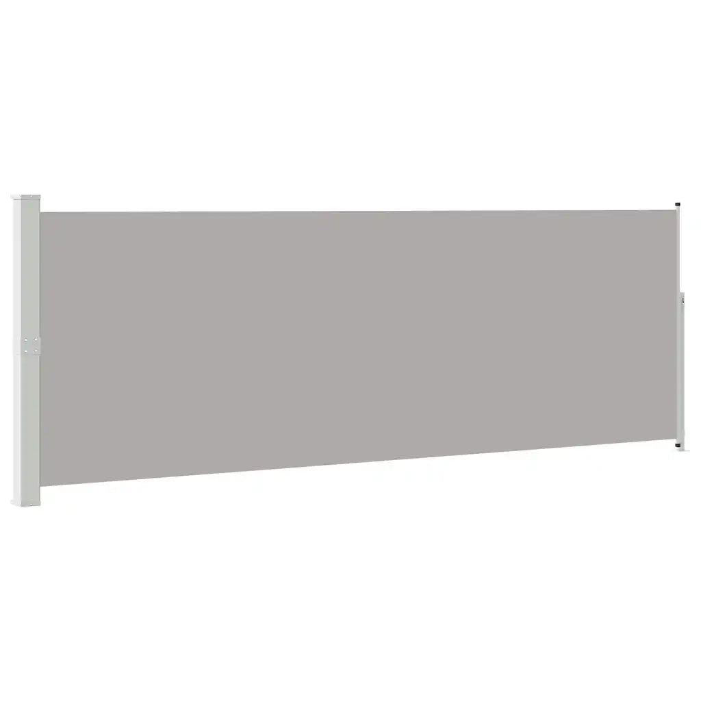 Tenda da Sole Laterale Retrattile-Tenda parasole per balcone 160 x 500 cm Grigia