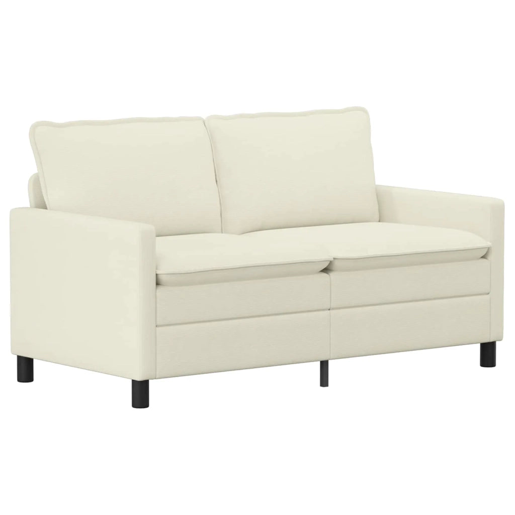Set di divani 2 pcs Crema Tessuto