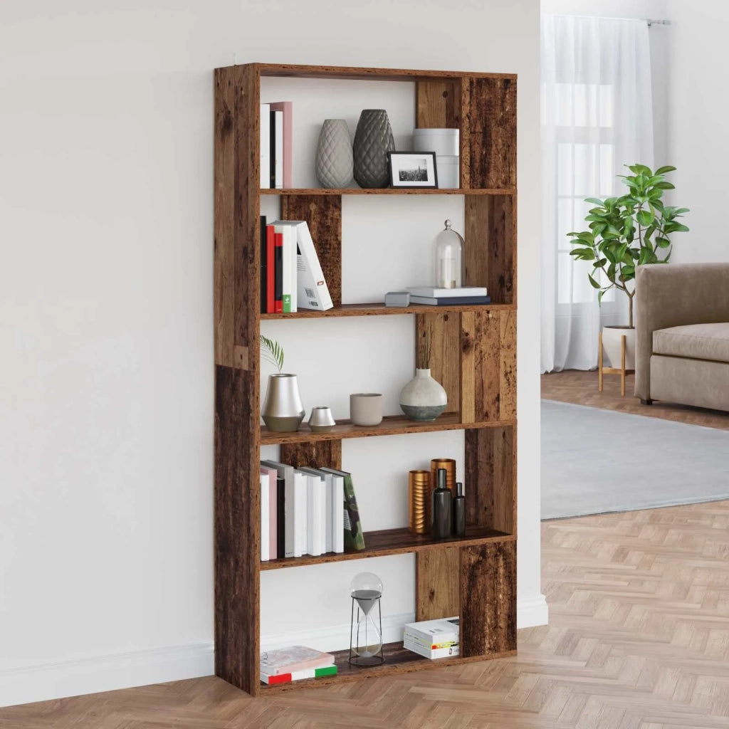 Armadio per Libri Legno vecchio 80 x 24 x 159 cm