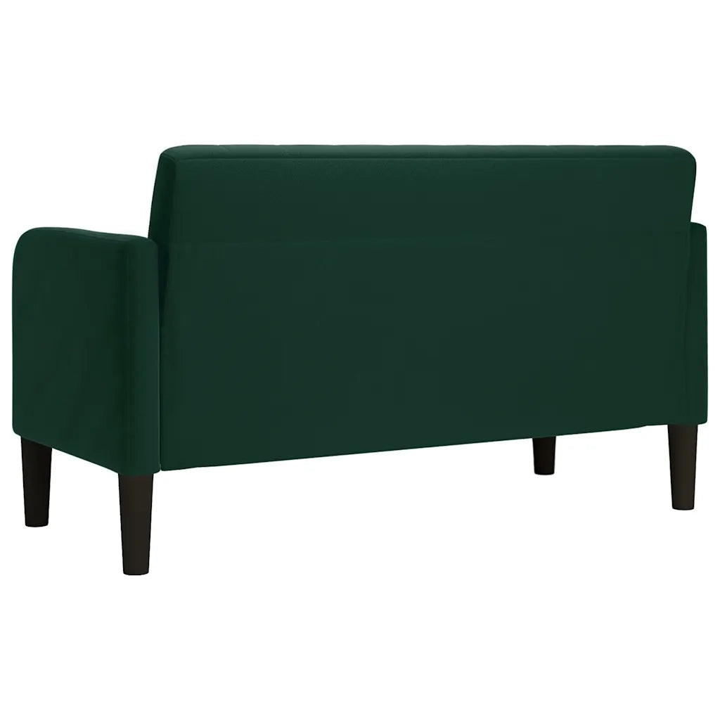 Divano | Divano da soggiorno | Sofa Divanetto Verde Scuro 109 cm Velluto