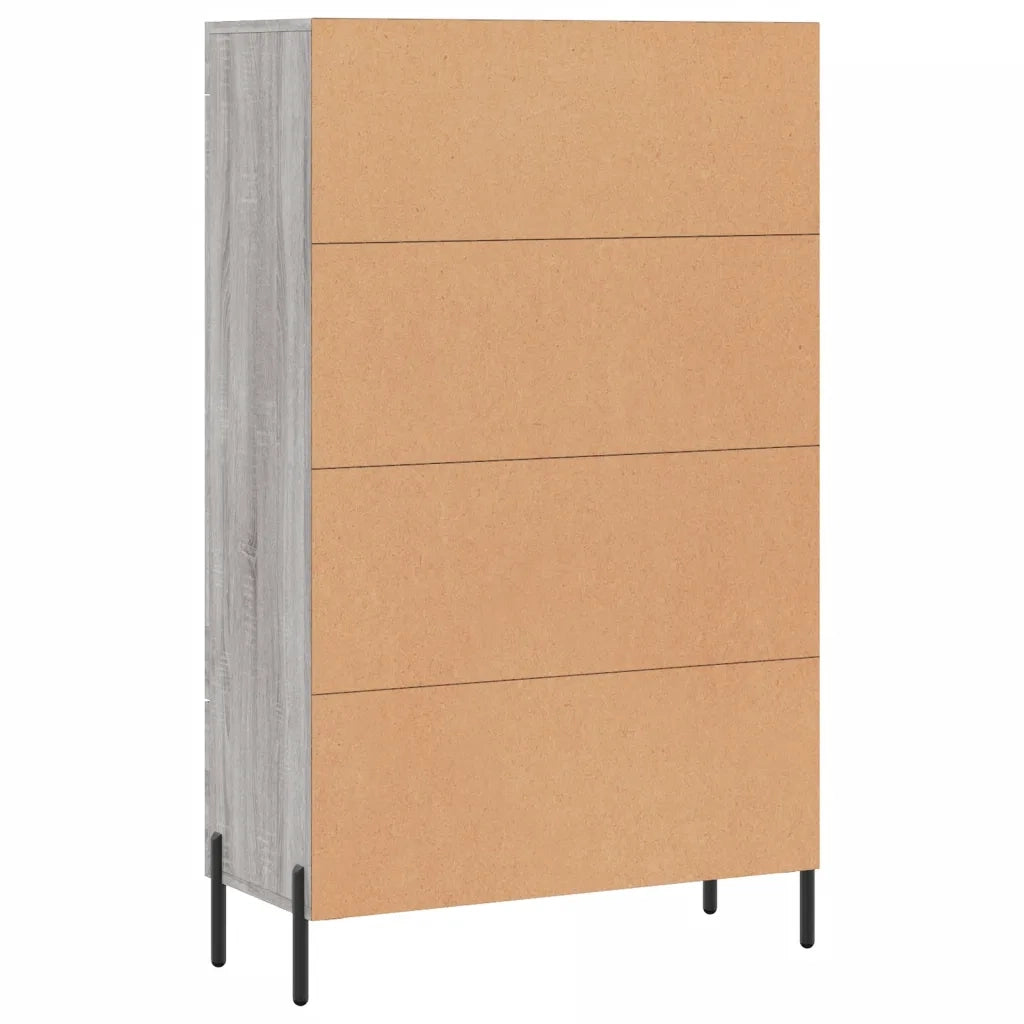 Credenza-Buffet-Armadio da cucina Grigio Sonoma 69,5x31x115 cm in Legno Multistrato 716153