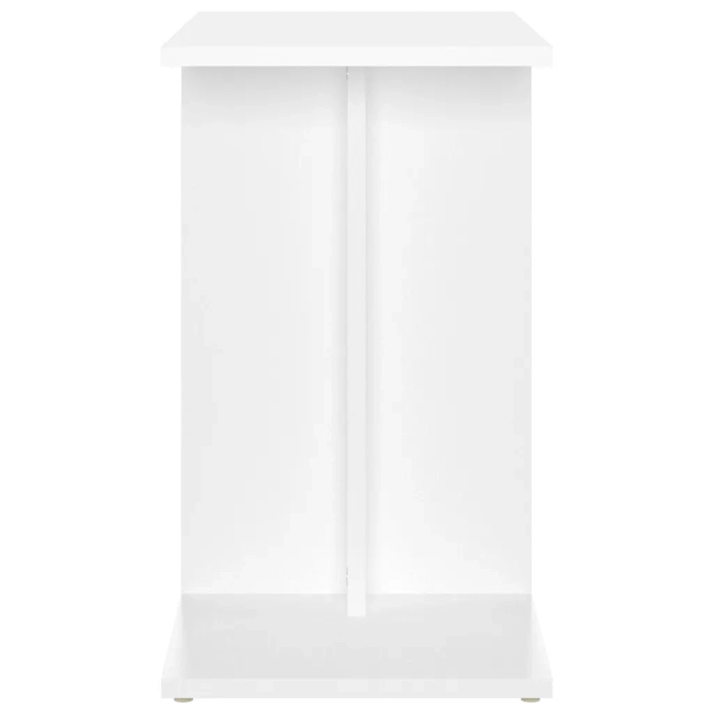 Tavolino Bianco 50x30x50 cm in Legno Multistrato