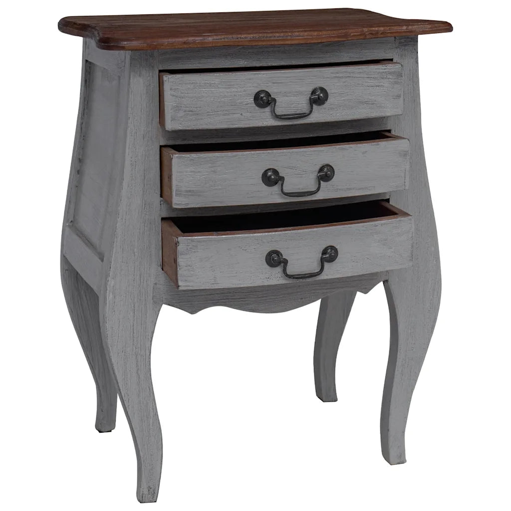 Comodino in Legno Massello di Recupero 48x35x64 cm cod mxl 30970