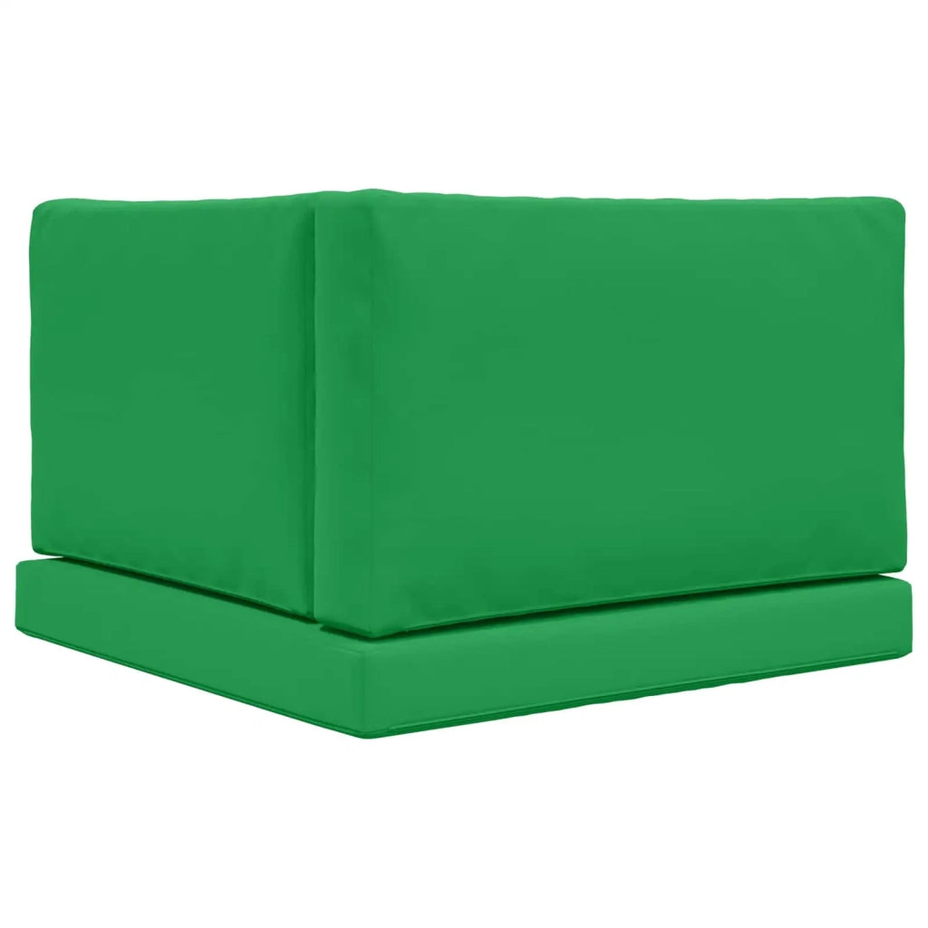Cuscino per divano da esterno 3 pcs Verde Poliestere