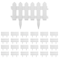 Bordi per Prato 25 pz Bianchi 10 m in PP 48616