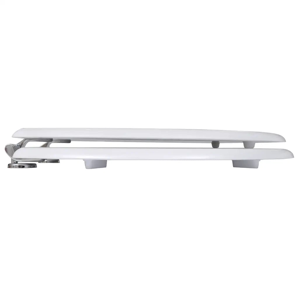 Sedile WC in MDF con Coperchio Design Semplice Bianco cod mxl 76647