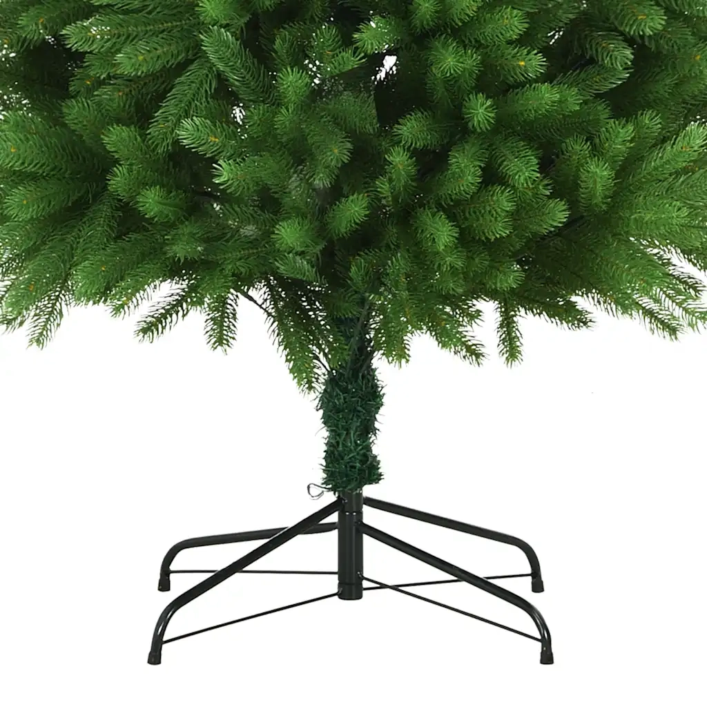 Albero di Natale Preilluminato con Palline 240 cm Verde 3077729
