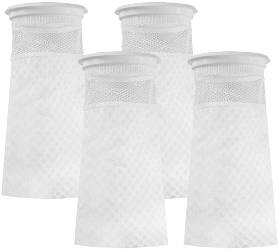 Filtro per acquario 2/4 pacchetto - Alta densità - Filtro anti-overflow - Filtrazione multipla - Velo di polimero cotone - Adatto per acquari dolci e salati - Sacco filtro
