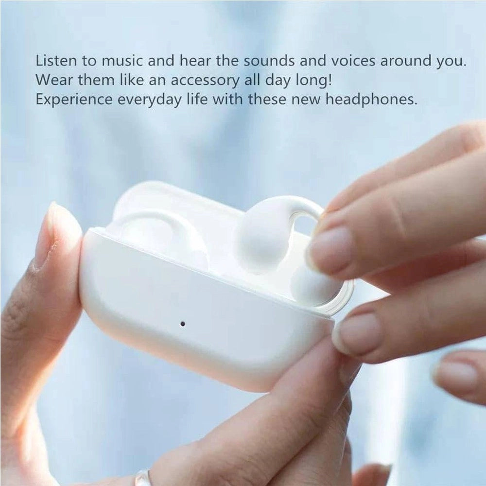 Trade Shop - Auricolari Cuffie Bluetooth Aperti A Orecchino Wireless Tws Senza Fili Per Sport -