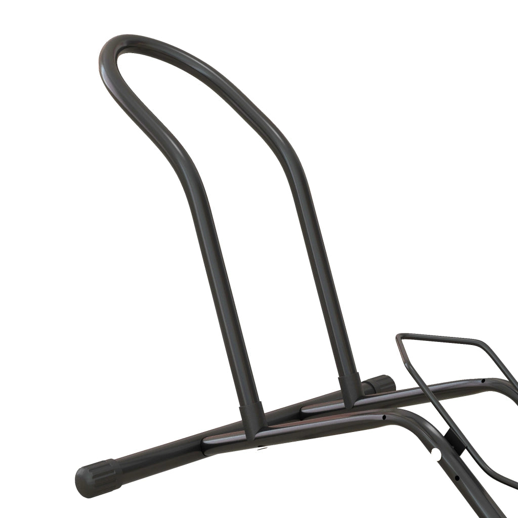 Rastrelliera portabici da terra ¨C Xylo ¨C acciaio nero 59x41x38 cm