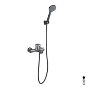 Miscelatore monocomando vasca DH Nichel Nero Spazzolato