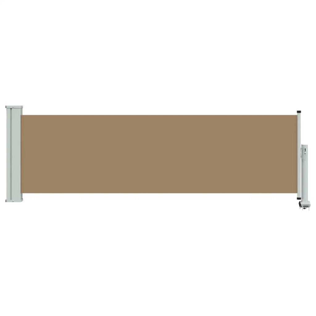 Tenda laterale-Tenda parasole per balcone 100% poliestere ferro acciaio 451593
