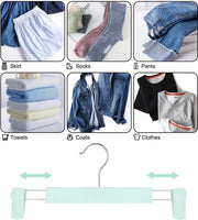 20 Pezzi di Appigli per Abiti, Appigli per Pantaloni con 360 ° di Hanger Rotante, Clip Regolabili, Appigli per Abiti, Appigli per Camicie, Appigli per Abiti, Appigli per Abiti con Hanger Rotante, 360 °, 20 pezzi