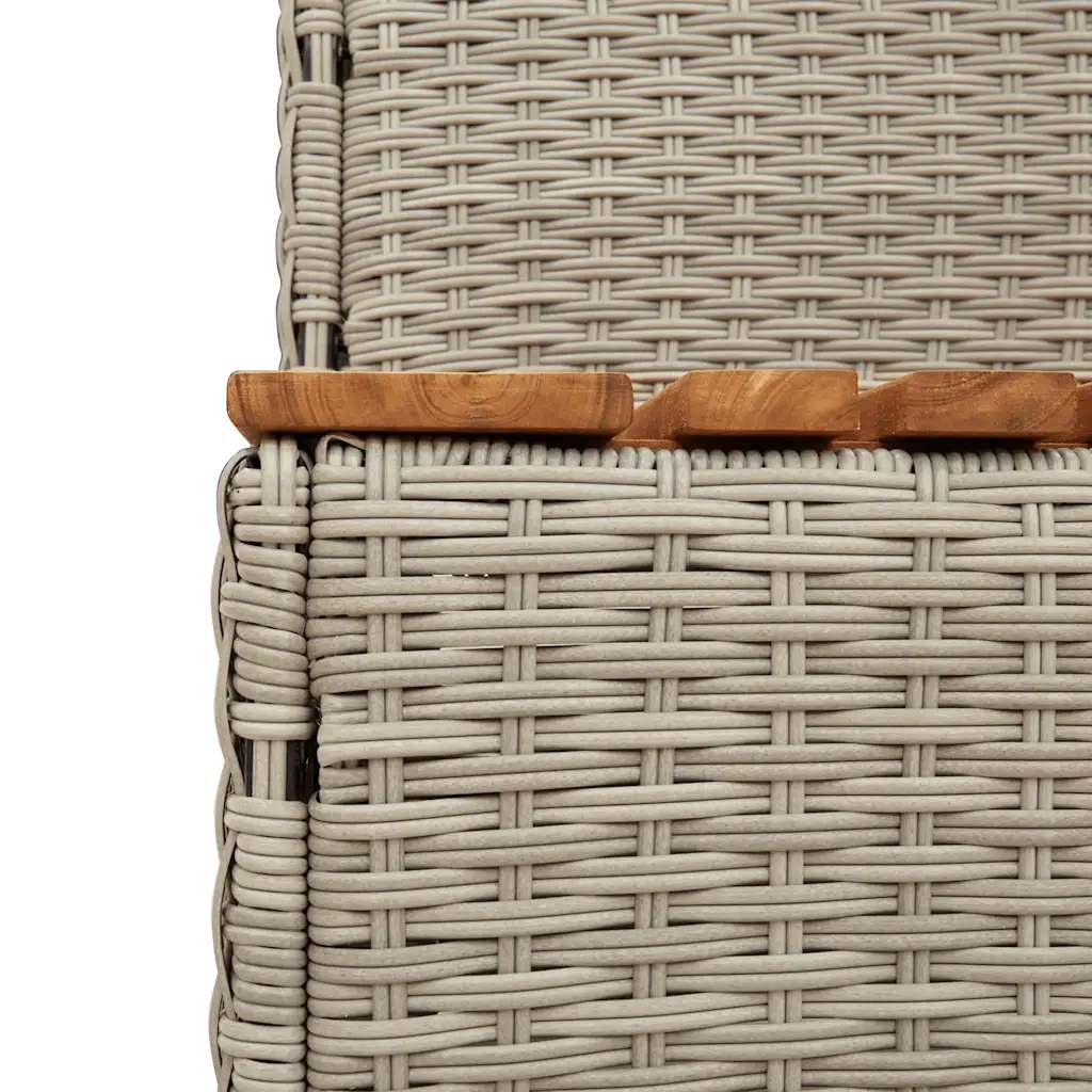 Bordo per Vasca Idromassaggio Polyrattan&Massello Acacia 4103943