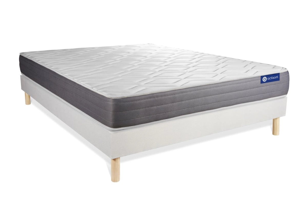 Kit rete e materasso matrimoniale Actilatex dream 180x220cm - Spessore : 22cm - Lattice e memory foam - Moderatamente rigido