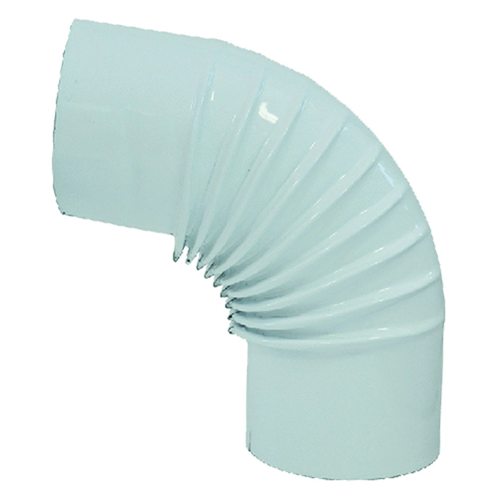Gomito Smaltato Ø 90° Save Bianco 10 cm