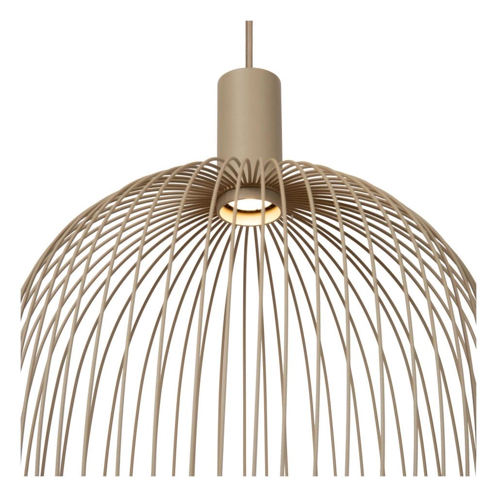 Lampada sospesa ESTEREL 1 luce taupe metallo GU10 Lucide
