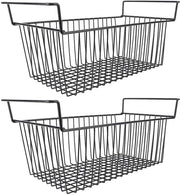 Organizzatore per cavi e fili - cassetti a stappello - contenitore per cavi - 2 pezzi - contenitore profondo - dimensioni L56,5 x B25,2 x H24 cm