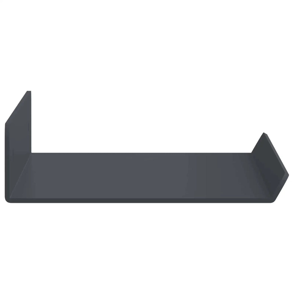 Mensola sospesa 3 pcs Antracite 40 x 9 x 2,5 cm Acciaio 8003932