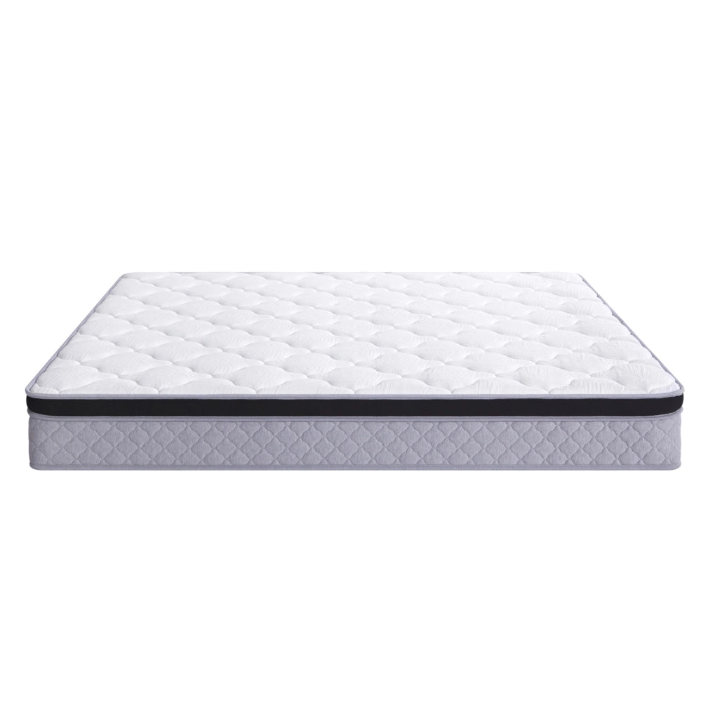 Materasso a molle 160x200 cm; spessore 25 cm; design ergonomico; bianco