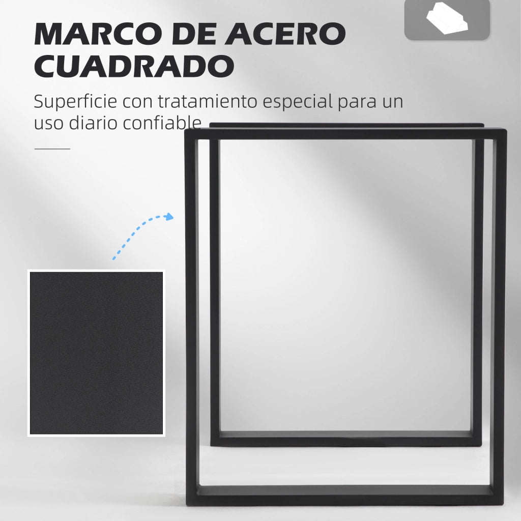 Gambe Tavolo Rettangolari ¨C zephmum ¨C Nero 60x72 cm