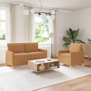 Set di divani 2 pz Beige Tessuto 3417082