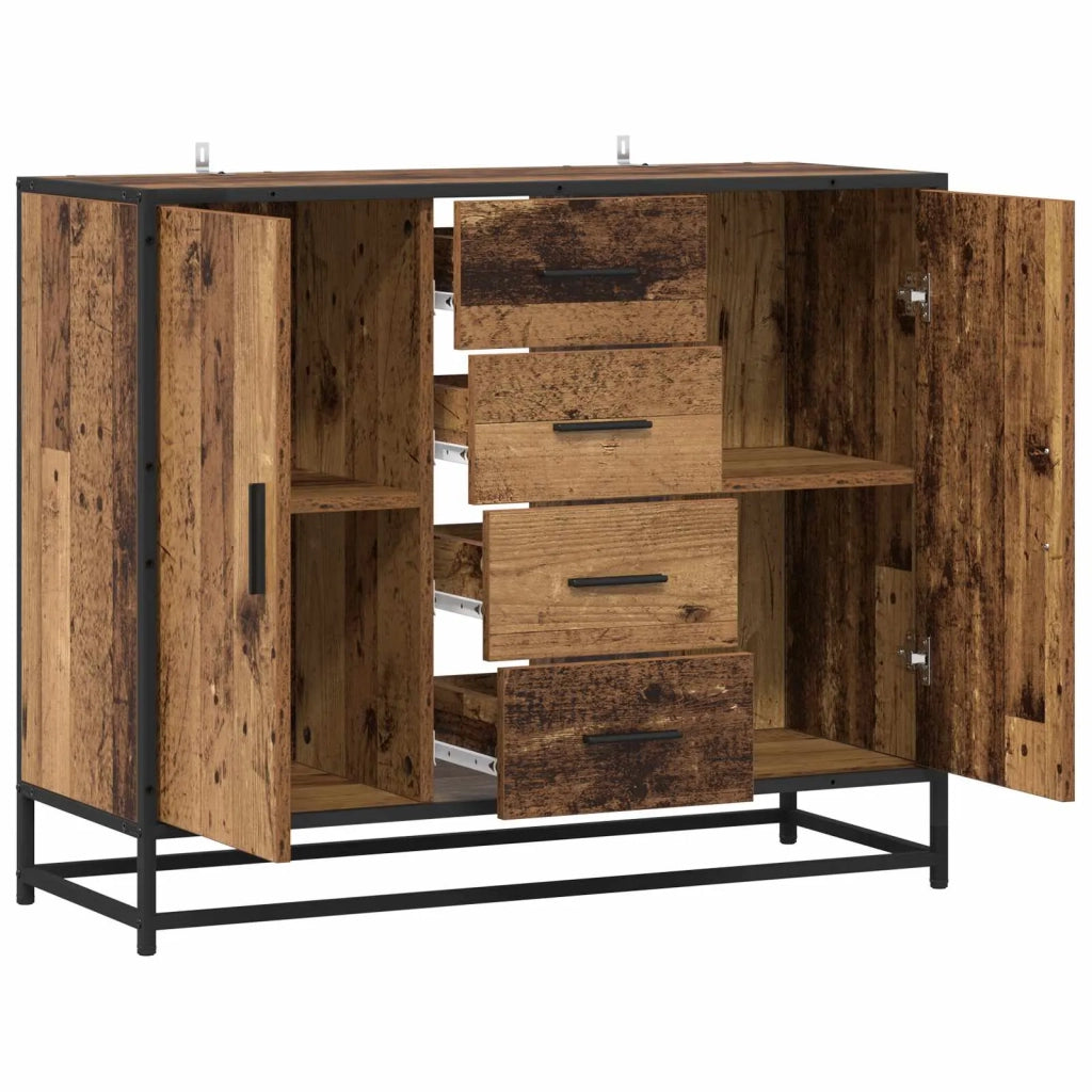 Credenza Legno antico 92 x 35 x 76 cm Legno ingegnerizzato 3439156