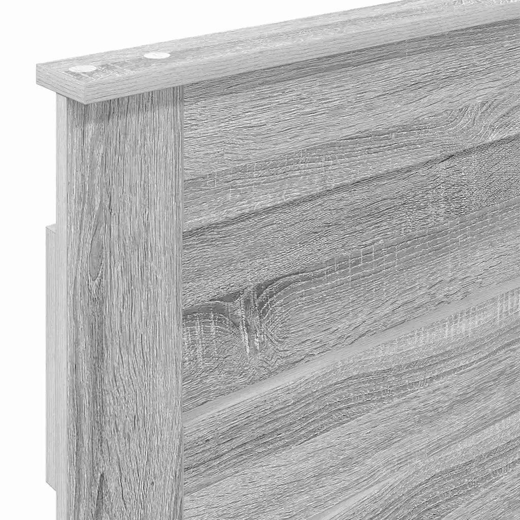 Testiera-Testata-Testiera Decorativa Grigio Sonoma 80 cm Legno multistrato 263239