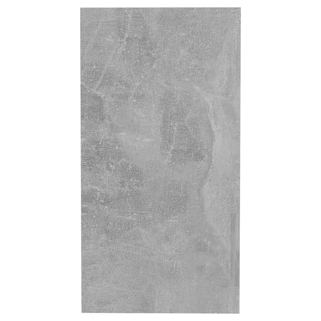 Tavolino Grigio Cemento 50x26x50 cm in Legno Multistrato 806691
