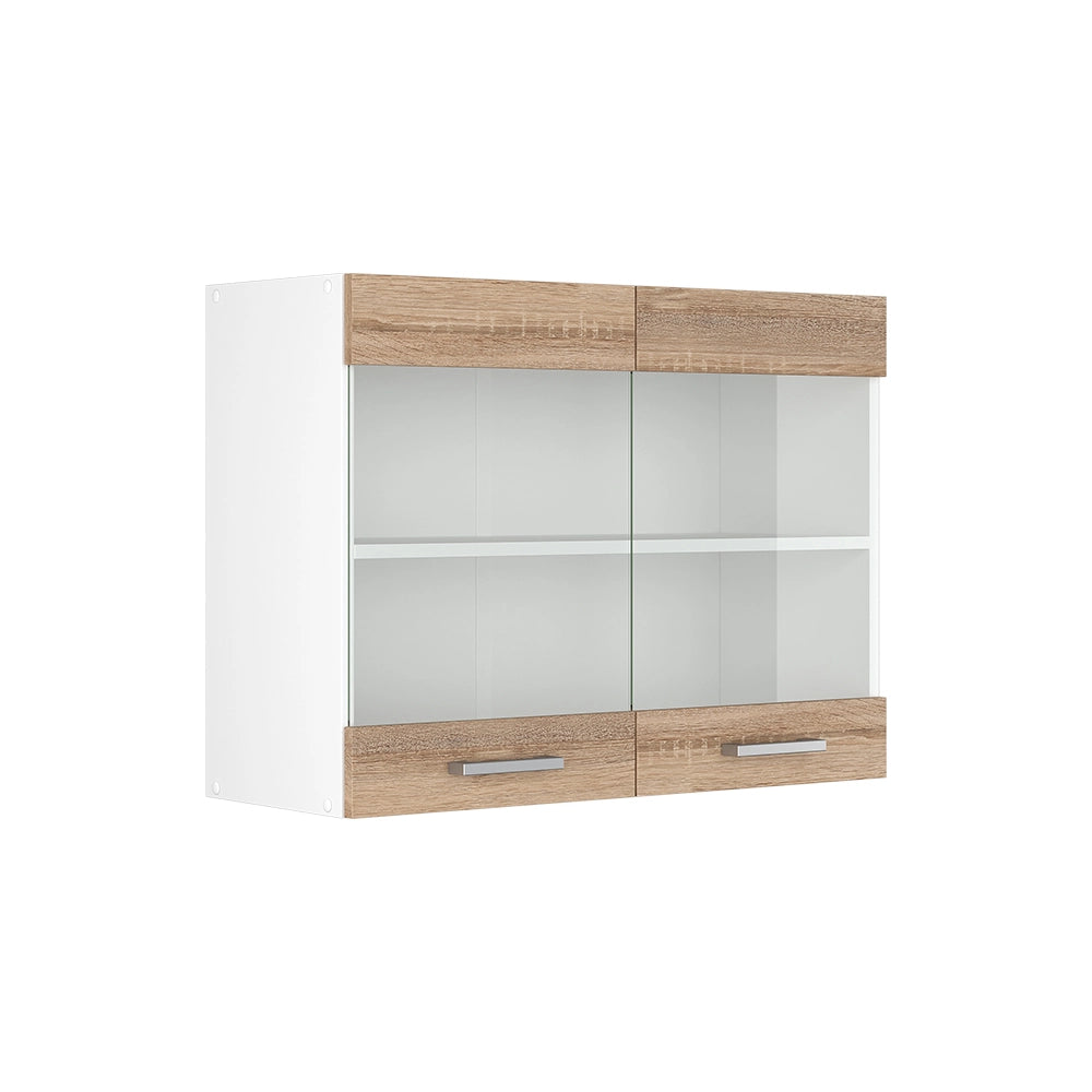 Vicco Frontale cucina Sonoma 79.2 x 59 cm frontale del mobile per pensile con vetro