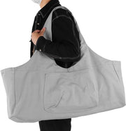 Borsa da Yoga con Grande Capacità - Adatta a Tutti i Tipi di Mattonelle - Borsa in Canapa per la Conservazione e il Trasporto della Mattonella