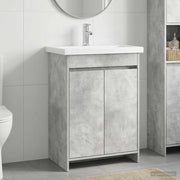 Set di mobili per il bagno Grigio Cemento 61 x 40 x 84,5 cm 3404277