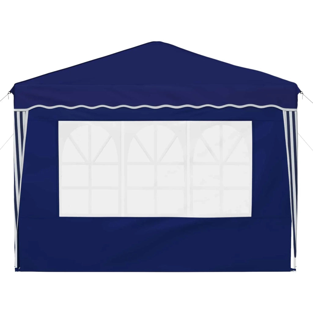 Tenda per feste a pop-up-Gazebo Blu 288 x 288 x 245 cm Tessuto Oxford 679701