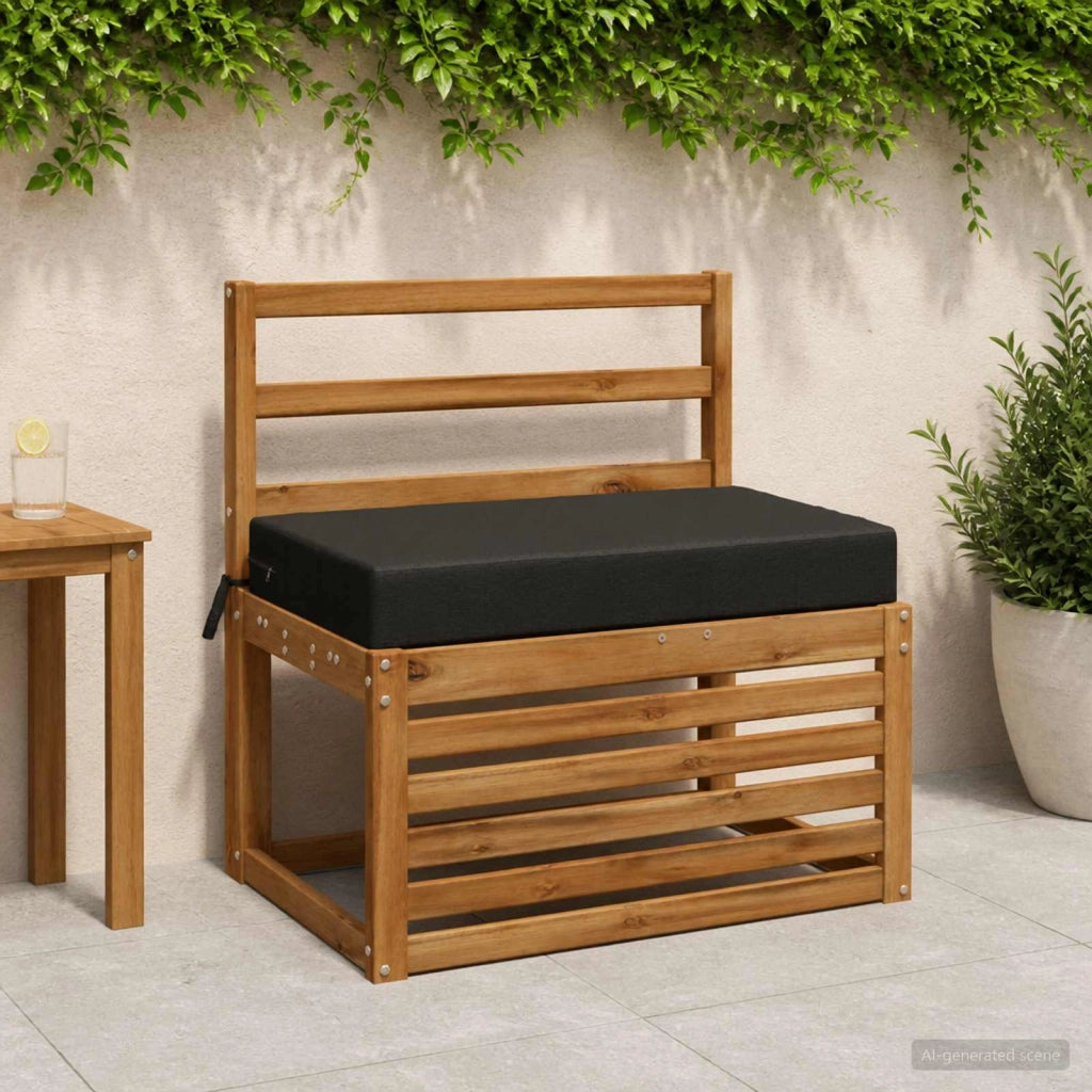 Cuscino per la seduta SOEST 100% Poliestere Nero 946883