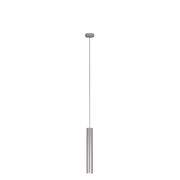 Lampadario Industrial-Minimal Xeana Metallo Grigio 1 Luce Gu10