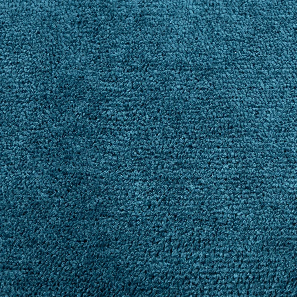 vidaXL Tappeto OVIEDO a Pelo Corto Turchese Ø 80 cm