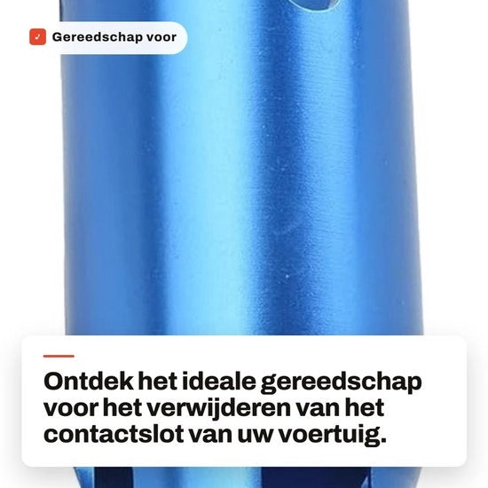 Verwijderatore di contatti in alluminio anodizzato - compatto - leggero - per rimuovere afdichtingen