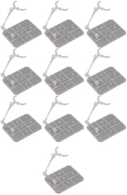 Supporto di posizionamento per figurine - 10 Set - Ampia compatibilità - Per figurine da 6 pollici - Buona stabilità - Materiale acrilico premium - Standard per figurine