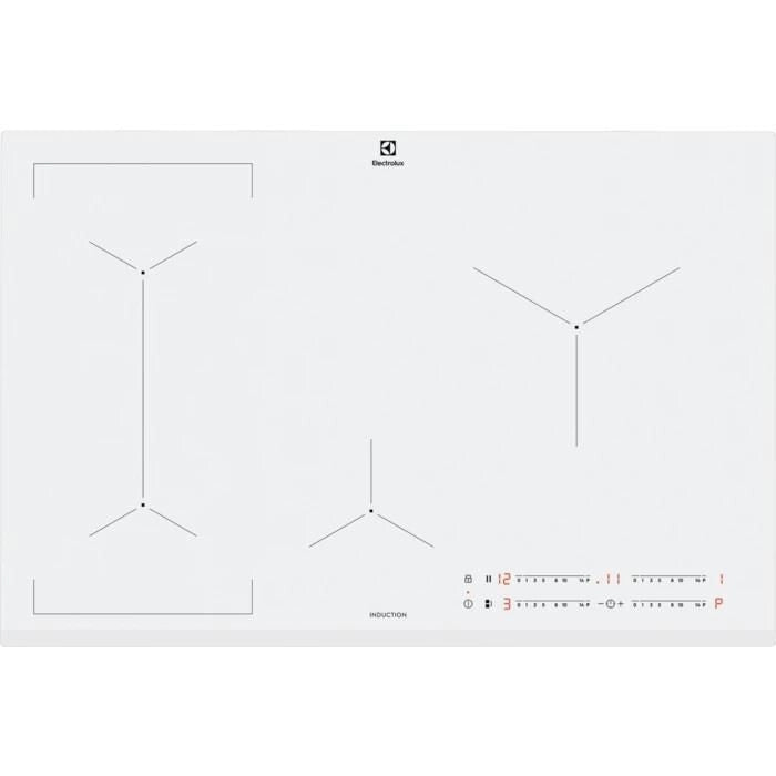 Electrolux EIL83443BW Piano cottura ad induzione Serie 600 Bridge 80cm