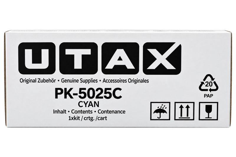 ORIGINAL Utax toner ciano PK-5025C 1T0C0DCUT0 ~3200 Seiten