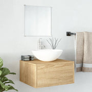 Set Mobili da Bagno 2 pz Rovere in Legno Multistrato 242558