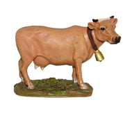 Mucca in resina per presepe da 12 cm