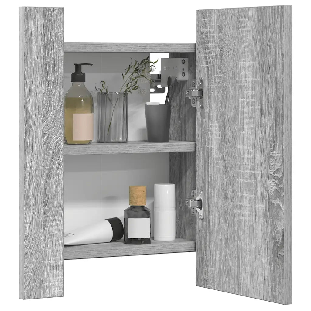 Mobile da Bagno Grigio Sonoma 40x12x45cm in Legno Multistrato 822834
