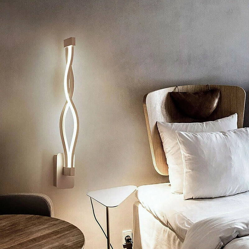 Applique lampada per interno moderna da parete a muro 9W luce Naturale 4000K