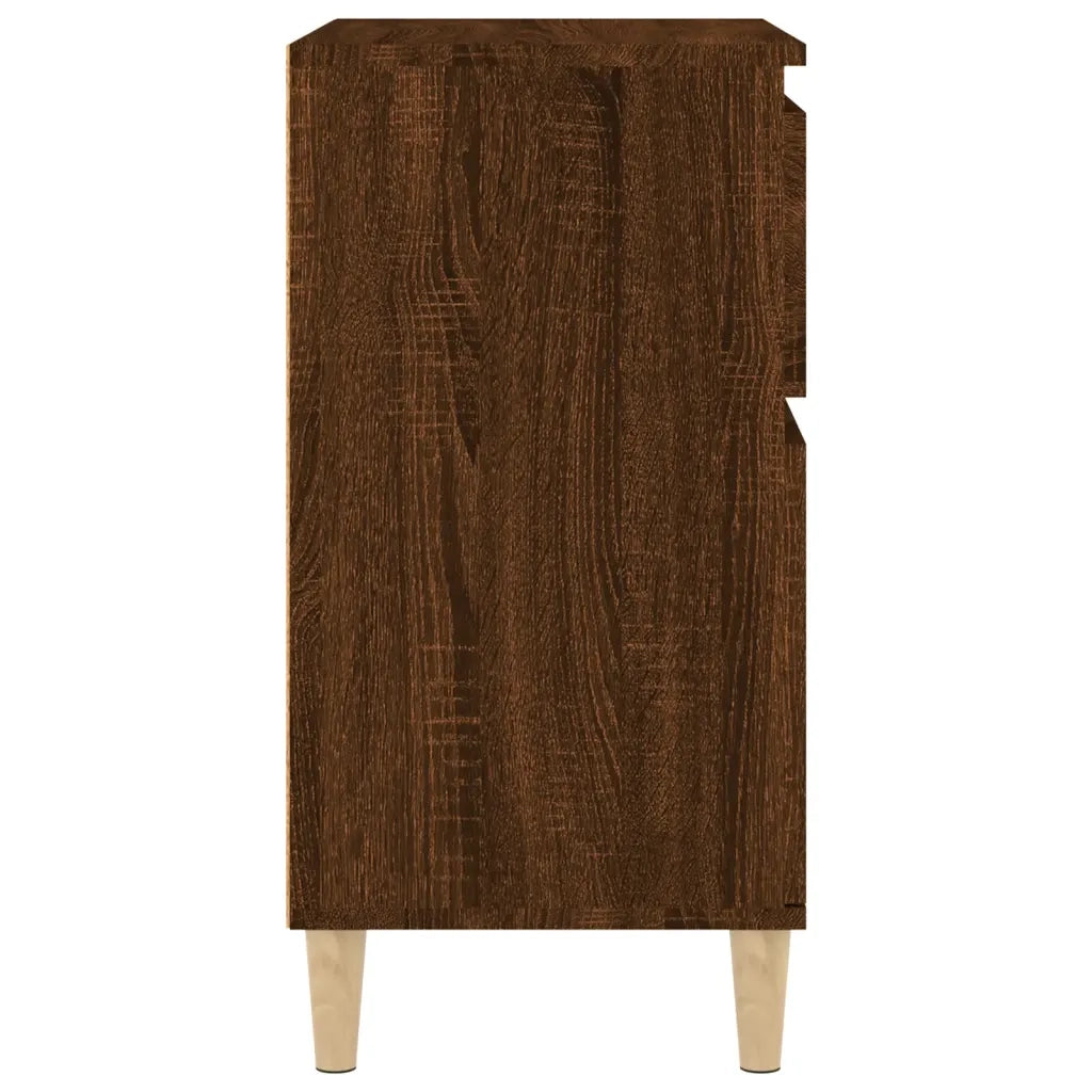 Credenza-Buffet-Armadio da cucina Rovere Marrone 60x35x70 cm in Legno Multistrato