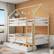 Letto per bambini - Xylo - 90x200 - Bianco - Legno